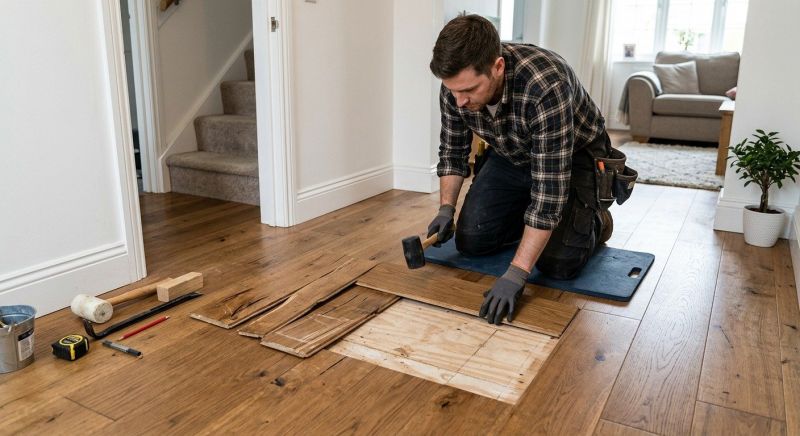 Engineered Floor Repair in Quincy, MA