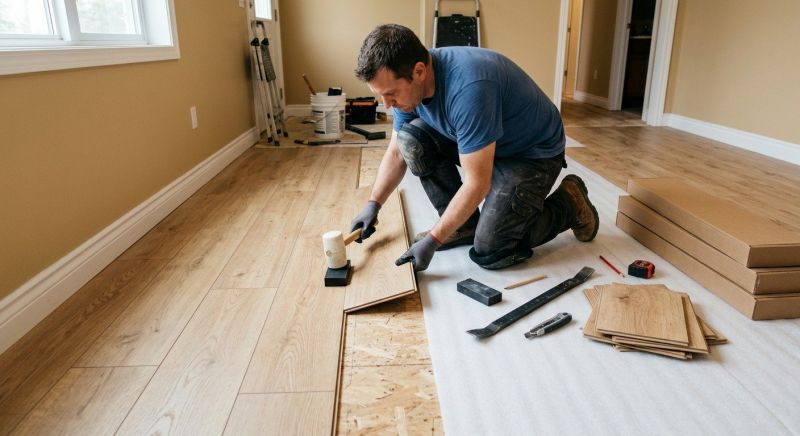 Laminate Floor Remodeling in Scituate, MA