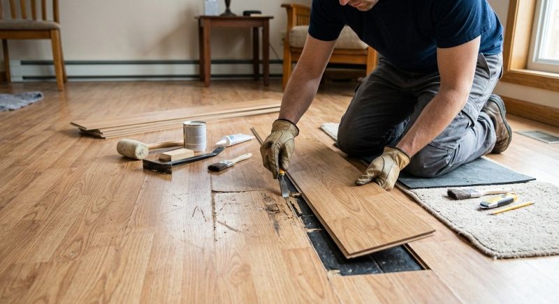 Laminate Floor Repair in Quincy, MA