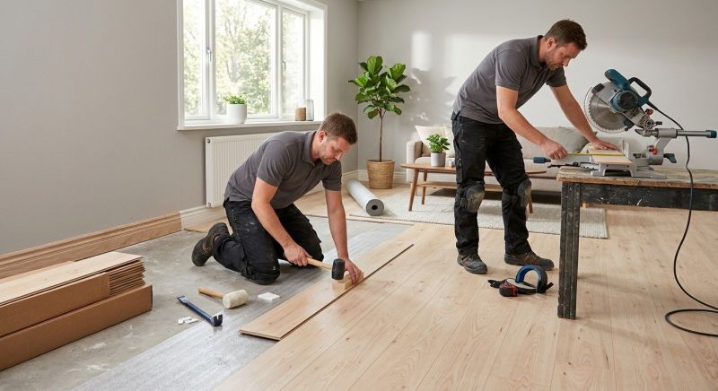 Laminate Wood Installation in Scituate, MA