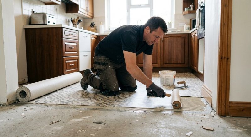 Linoleum Floor Installation in Bridgewater, MA