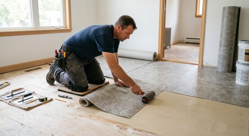 Sheet Flooring Installation in Canton, MA