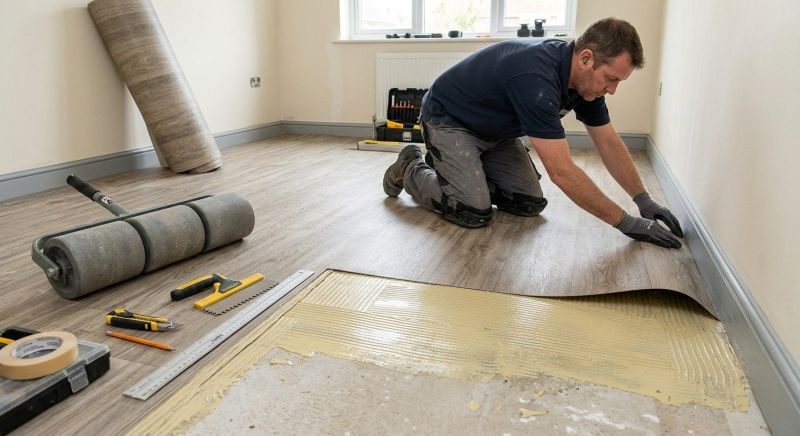 Sheet Flooring Installation in Milton, MA