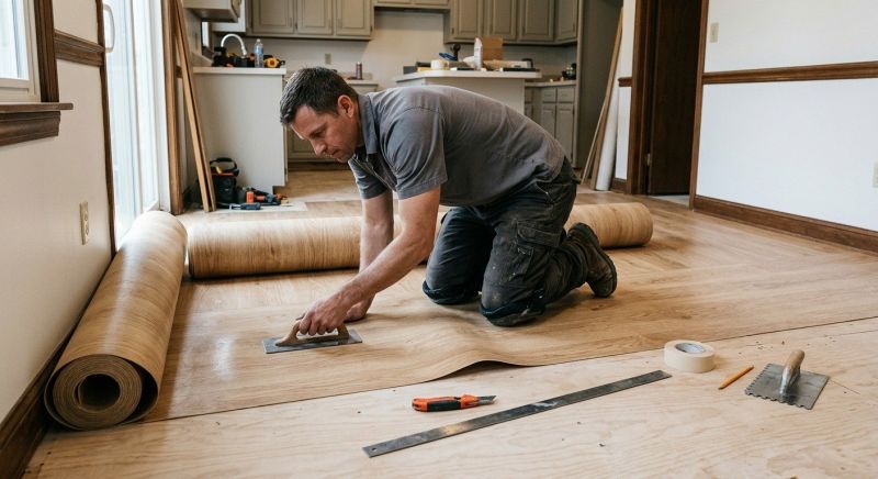 Sheet Flooring Installation in Norwell, MA