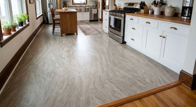 Sheet Linoleum Installation in Duxbury, MA
