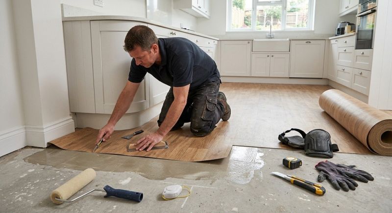 Sheet Linoleum Installation in Revere, MA