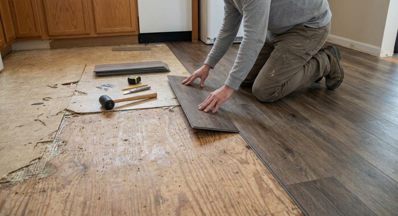 Vinyl Flooring Installation in Milton, MA